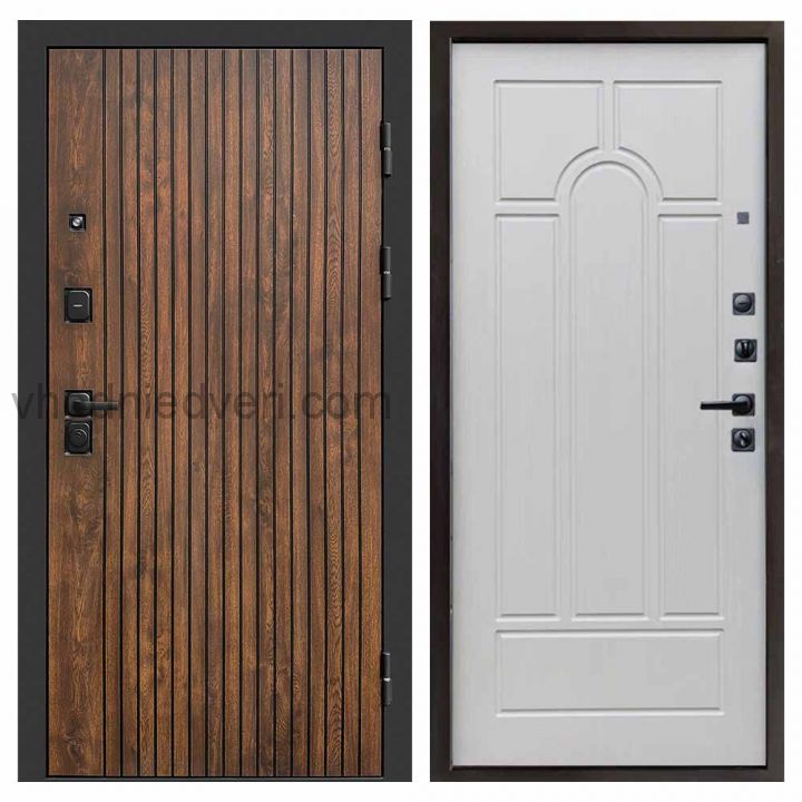 Входная дверь Termo-door Твист Дуб style - Арка Лиственница