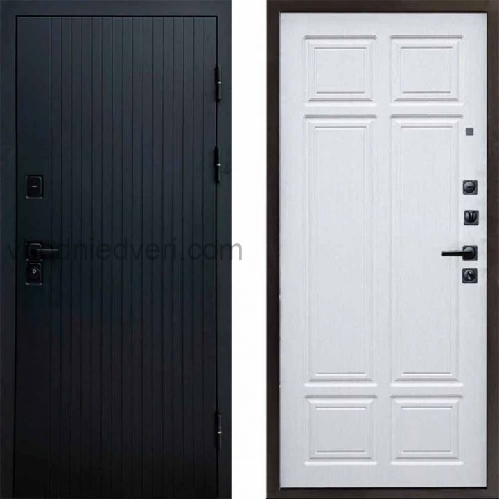 Входная дверь Termo-door Твист Black style - Лиственница премиум