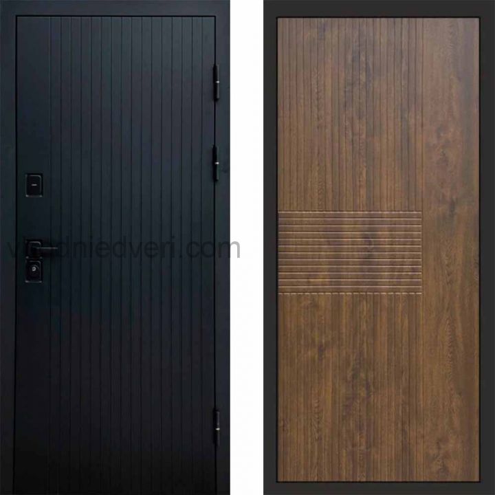 Входная дверь Termo-door Твист Black style - Мастино Дуб