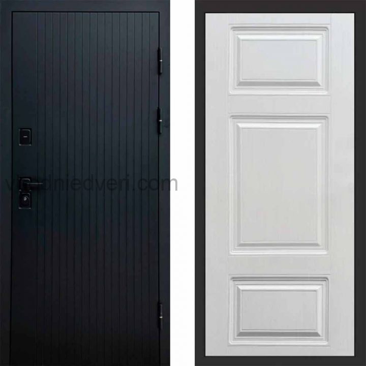 Входная дверь Termo-door Твист Black style - Лион Лиственница