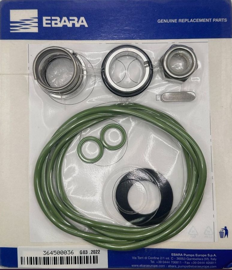 Торцевое уплотнение насоса Ebara артикул 364500036