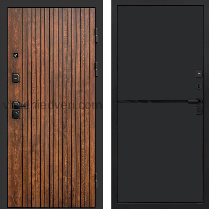 Входная дверь Termo-door Твист Дуб style - Нео Black