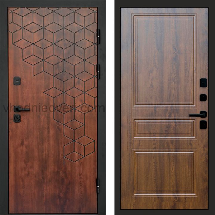 Входная дверь Termo-door Спейс Дуб патина - Классика Дуб