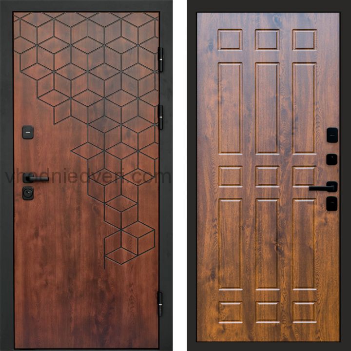 Входная дверь Termo-door Спейс Дуб патина - Спарта Дуб
