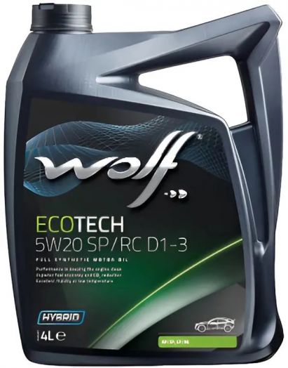 Wolf  Ecotech SP/RC D1-3 5W-20, 4л