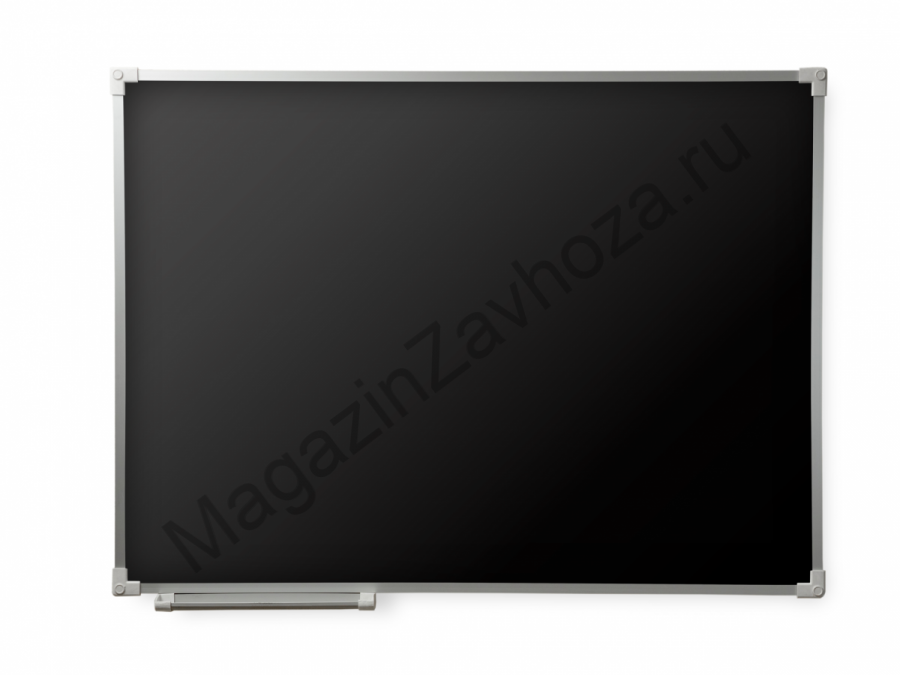 Одноэлементная магнитная полимерная школьная доска 1200x1000 чёрная