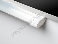 Одноэлементная магнитная полимерная школьная доска 1200x1000 чёрная