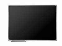 Одноэлементная магнитная полимерная школьная доска 1700x1000 чёрная