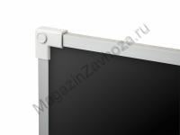 Одноэлементная магнитная полимерная школьная доска 1700x1000 чёрная