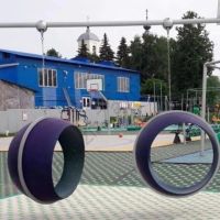 Качели Худи на тросовой системе диаметр 130 см высота 275 см