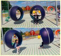 Качели Худи на тросовой системе диаметр 130 см высота 275 см