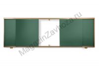 Раздвижная меловая рельсовая система досок для интерактивных панелей BS - 30 (бескаркасная)