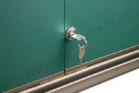 Раздвижная меловая рельсовая система досок для интерактивных панелей BS - 30 (бескаркасная)