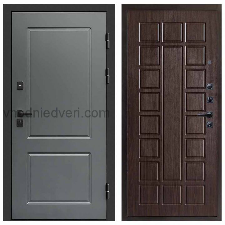 Входная дверь Termo-door Верона Грей - Престиж Венге