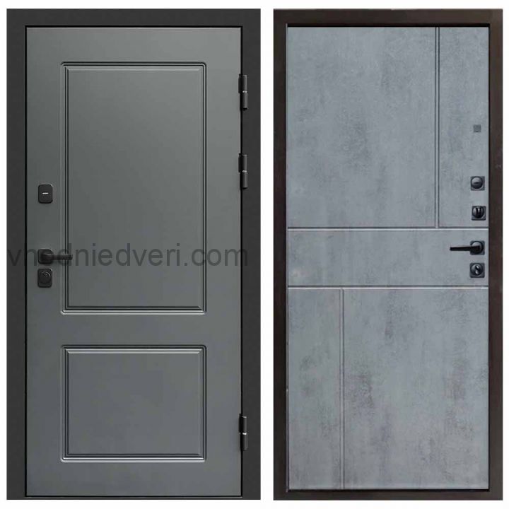 Входная дверь Termo-door Верона Грей - Горизонт Бетон темный