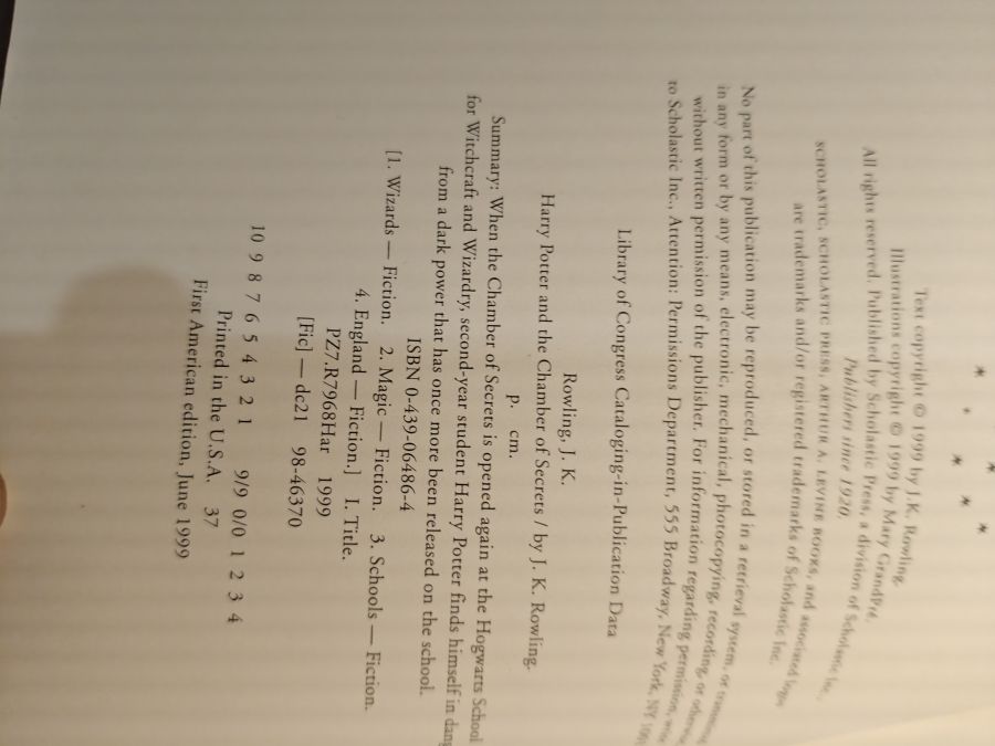 ❗СУПЕРПРЕДЛОЖЕНИЕ Harry Potter and the chamber of secrets американское издание первый тираж