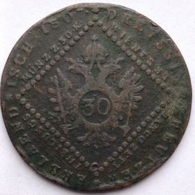 Император Франц II 30 крейцеров Австрия 1807