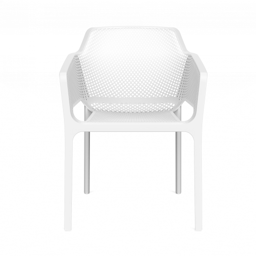 Стул пластиковый, штабелируемый EVER  (белый)