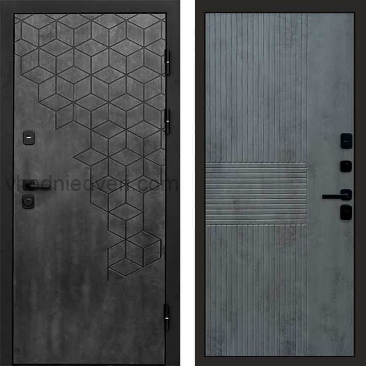 Входная дверь Termo-door Спейс Бетон патина - Мастино Бетон темный
