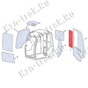 Слайдер (форточка) двери [JHN0138] JCB JS200W 