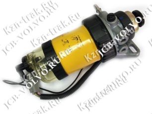 Фильтр топливный (отстойник) в сборе, 2 входа, 2 выхода [32/926081] для JCB JS220 (200, 210) 