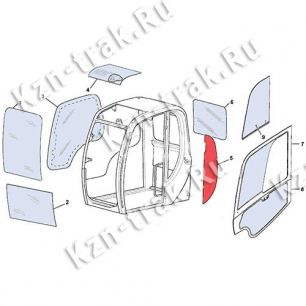 Стекло за дверью [827/80219] для JCB JS220 