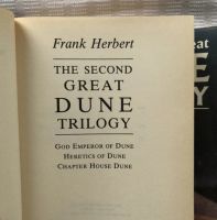 The Second Great DUNE Trilogy Frank Herbert 1st Thus HB/DW