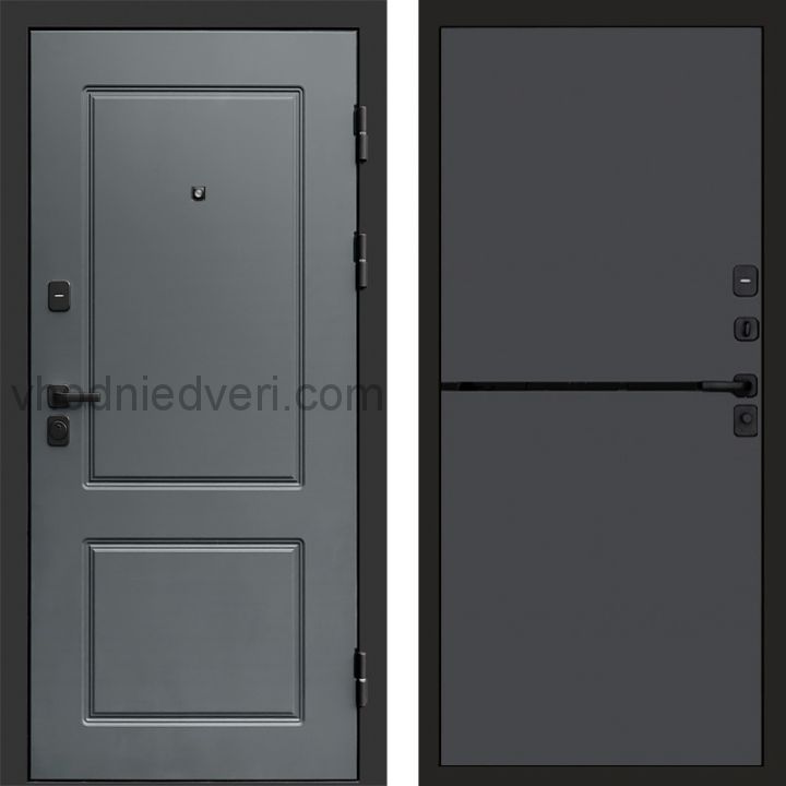 Входная дверь Termo-door Верона Грей - Нео Графит