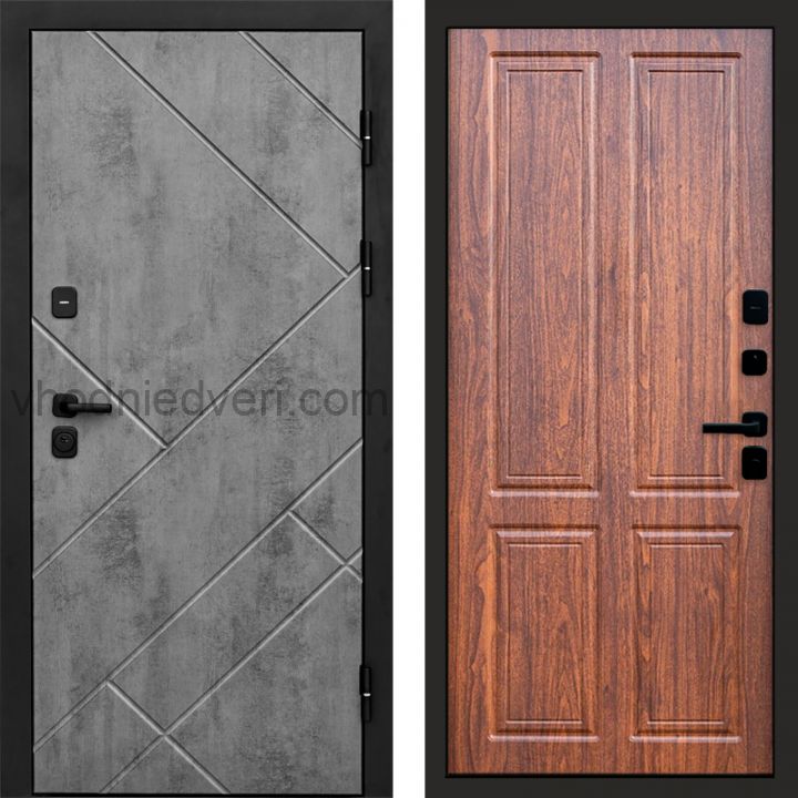 Входная дверь Termo-door Стоун Бетон - Орех стандарт