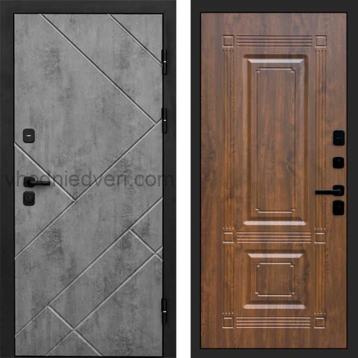 Входная дверь Termo-door Стоун Бетон - Мадрид Дуб