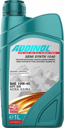 Addinol Semi Synth 1040 10W-40, 1л