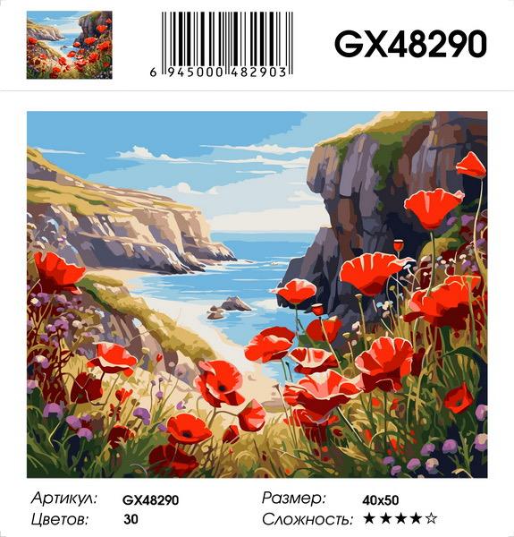 Картина по номерам на подрамнике GX48290