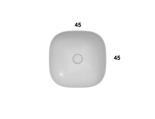 Накладная раковина Globo T-Edge Le Ciotole B6Q45 42 х 42 схема 3