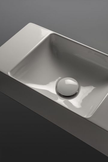 Раковина Globo Le Lastre B6R521D 50 х 25 с отверстием справа схема 4 Раковина Globo Le Lastre B6R521D 50 х 25 с отверстием справа схема 4