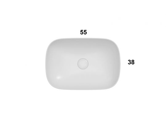 Накладная раковина Globo Le Ciotole B6R56 55 х 38 схема 3