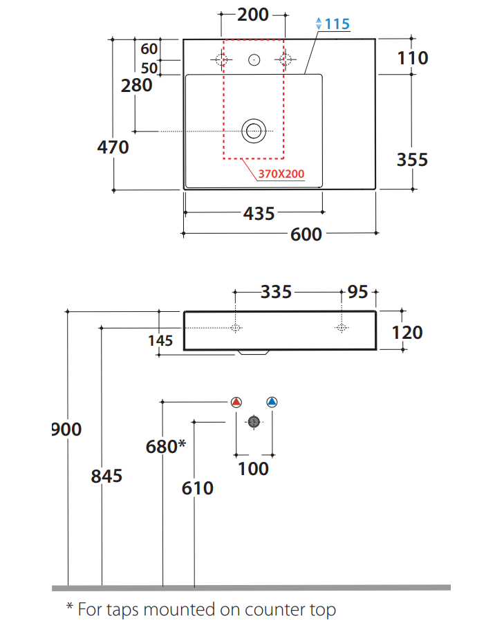 Раковина Globo Le Lastre LH B6R60S 60 х 47 ФОТО