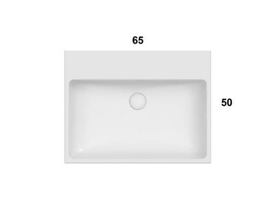 Раковина Globo I Classici SCQ65 65x50 схема 3