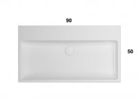 Раковина Globo I Classici SCQ93 90x50 схема 3