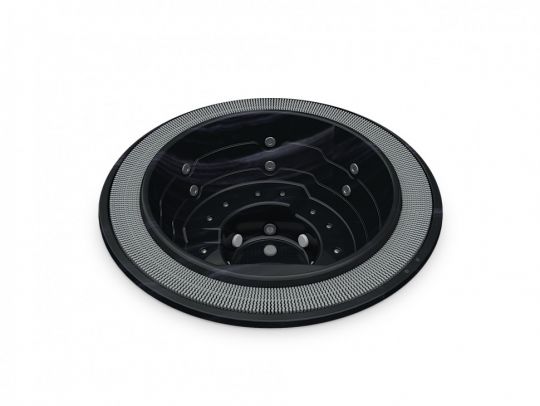 СПА бассейн переливной Aquavia Capri 230х230х100 см схема 3