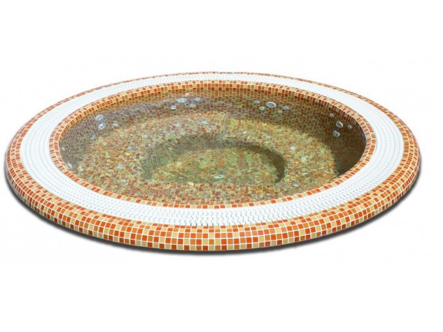 СПА бассейн с мозаикой Aquavia Oasis d250 см на шесть человек 250х250