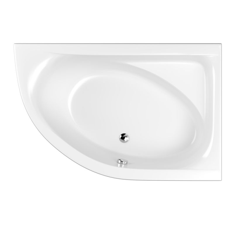 Ванна арикловая угловая WHITECROSS Aquarella 170x110 правая 0109.170110.100
