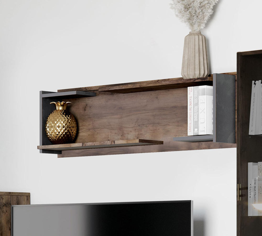 Полка навесная 1200 "Глазго" гостиная