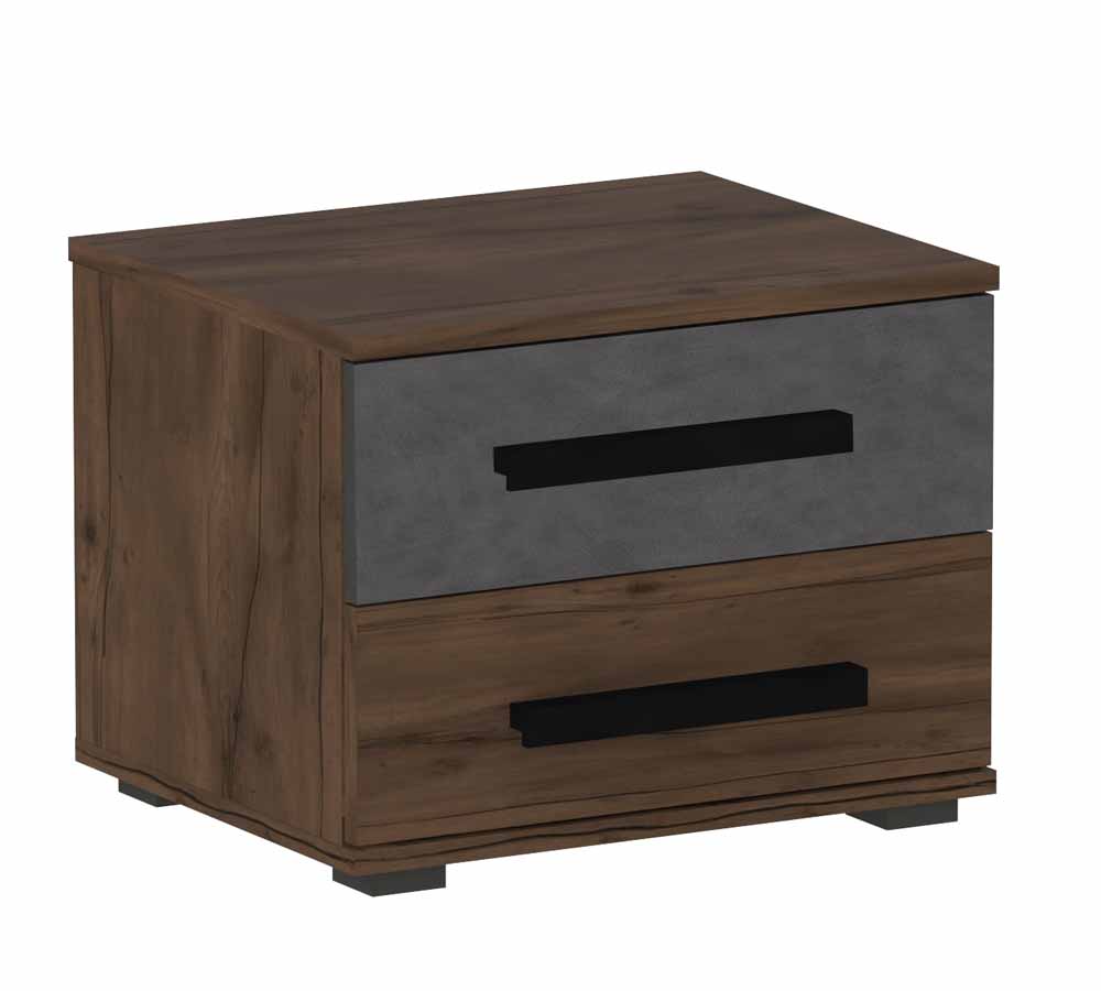 Тумба прикроватная с двумя ящиками "Глазго" спальня