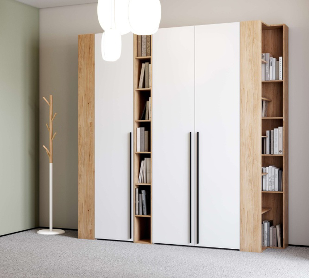 Стеллаж угловой "Ренн" спальня