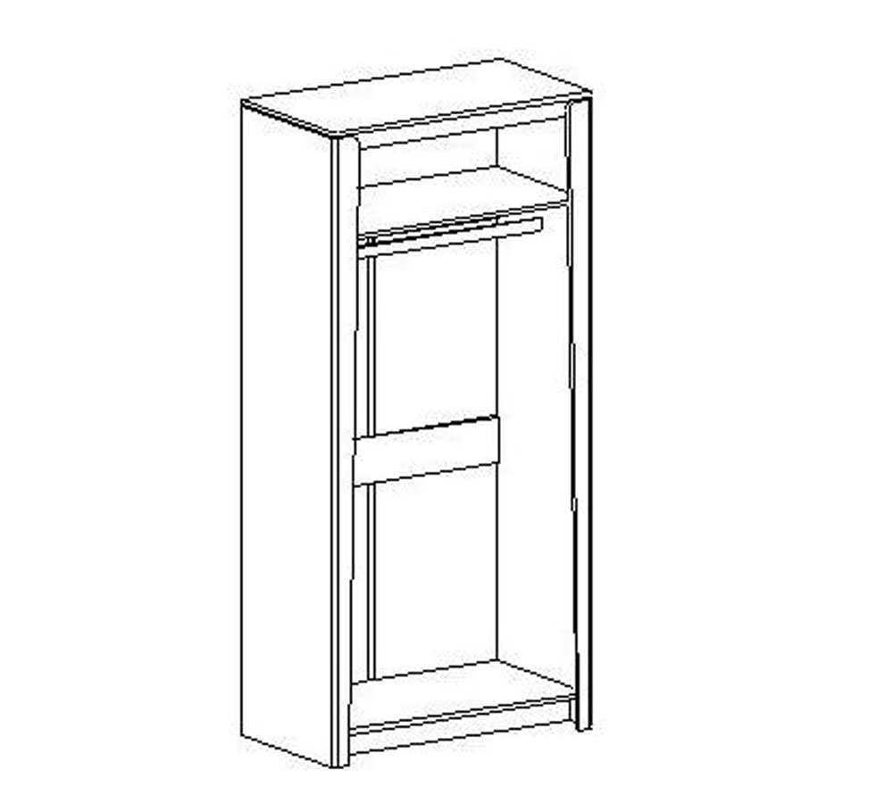 Мальта Шкаф двухдверный