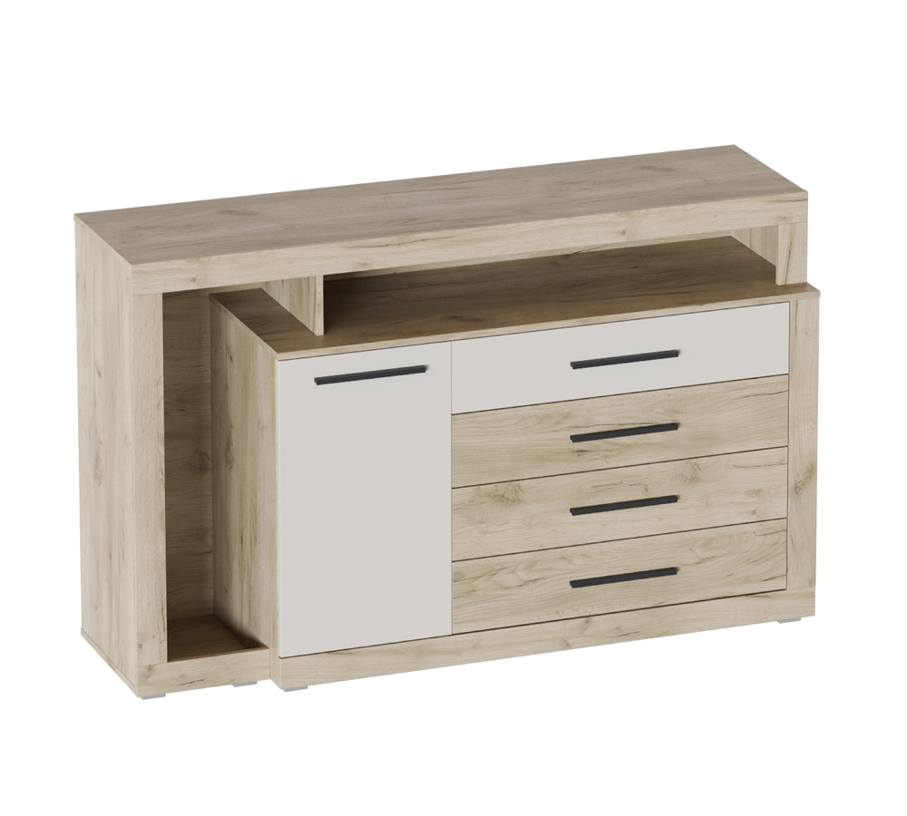 Тумба с дверцей и 4 ящ "Мишель" спальня