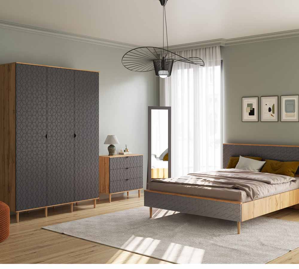 Шкаф трехдверный "Денвер" спальня