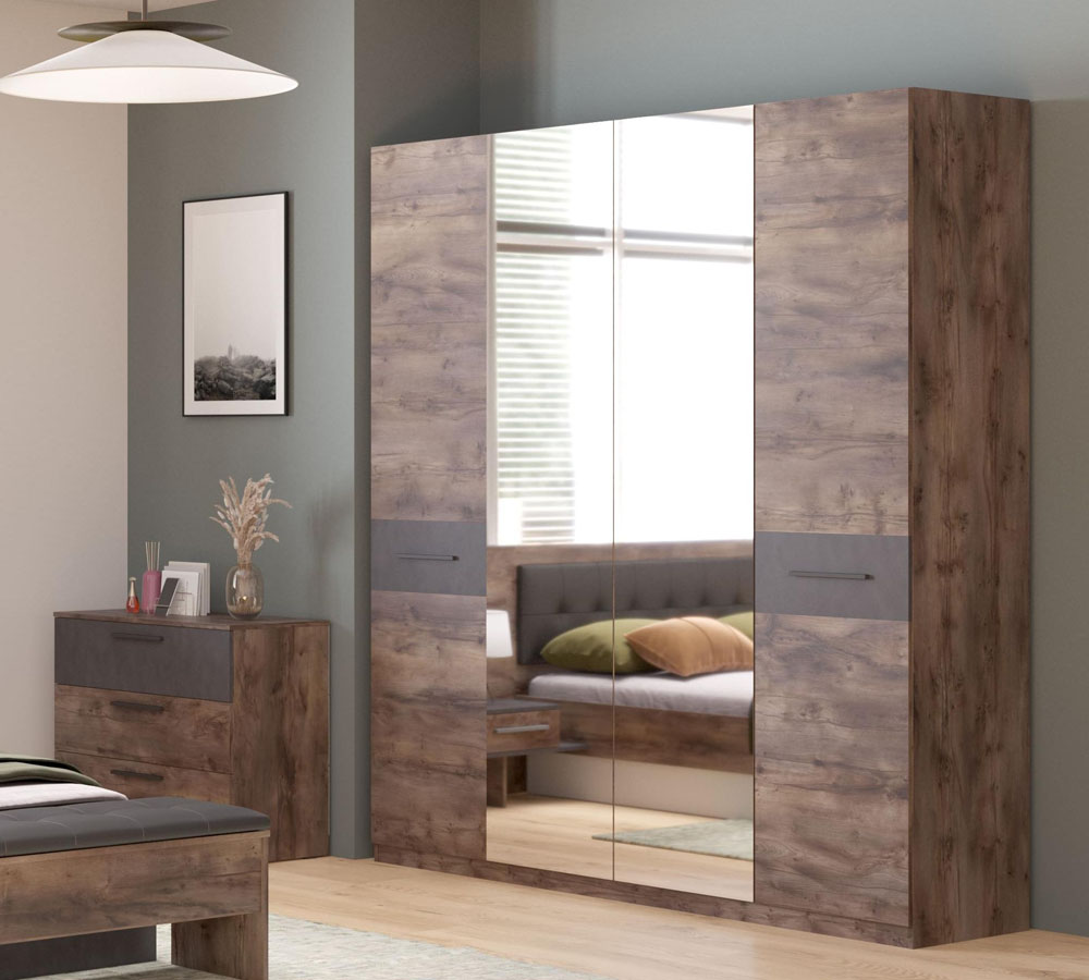 Шкаф четырехдверный "Глазго" спальня