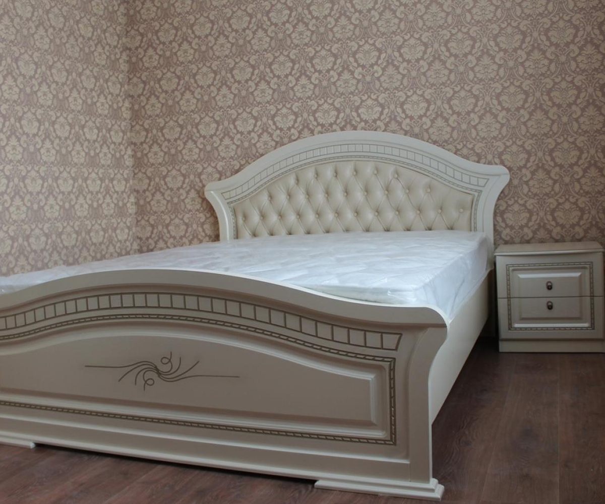 Николь (Мебельград) Кровать двуспальная МДФ