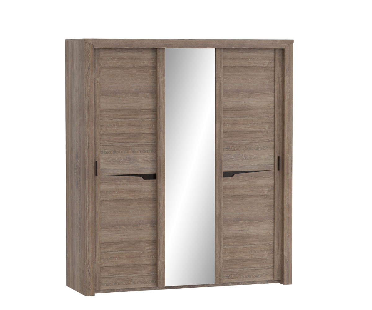 Соренто спальня шкаф с раздвижными дверями (3 дв)